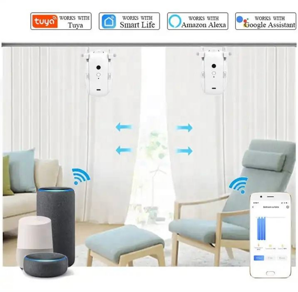 3-in-1 Smart Curtain Controller — Upgrade Your Home in Seconds