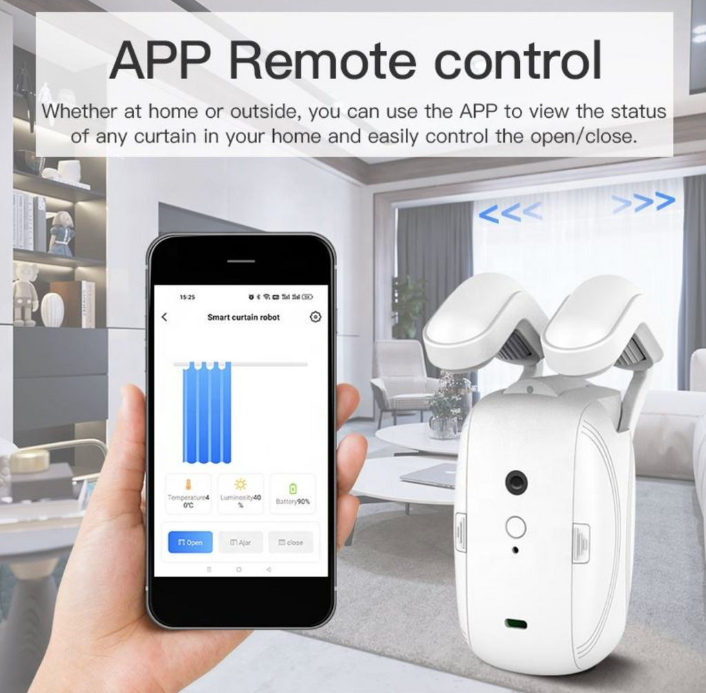 3-in-1 Smart Curtain Controller — Upgrade Your Home in Seconds