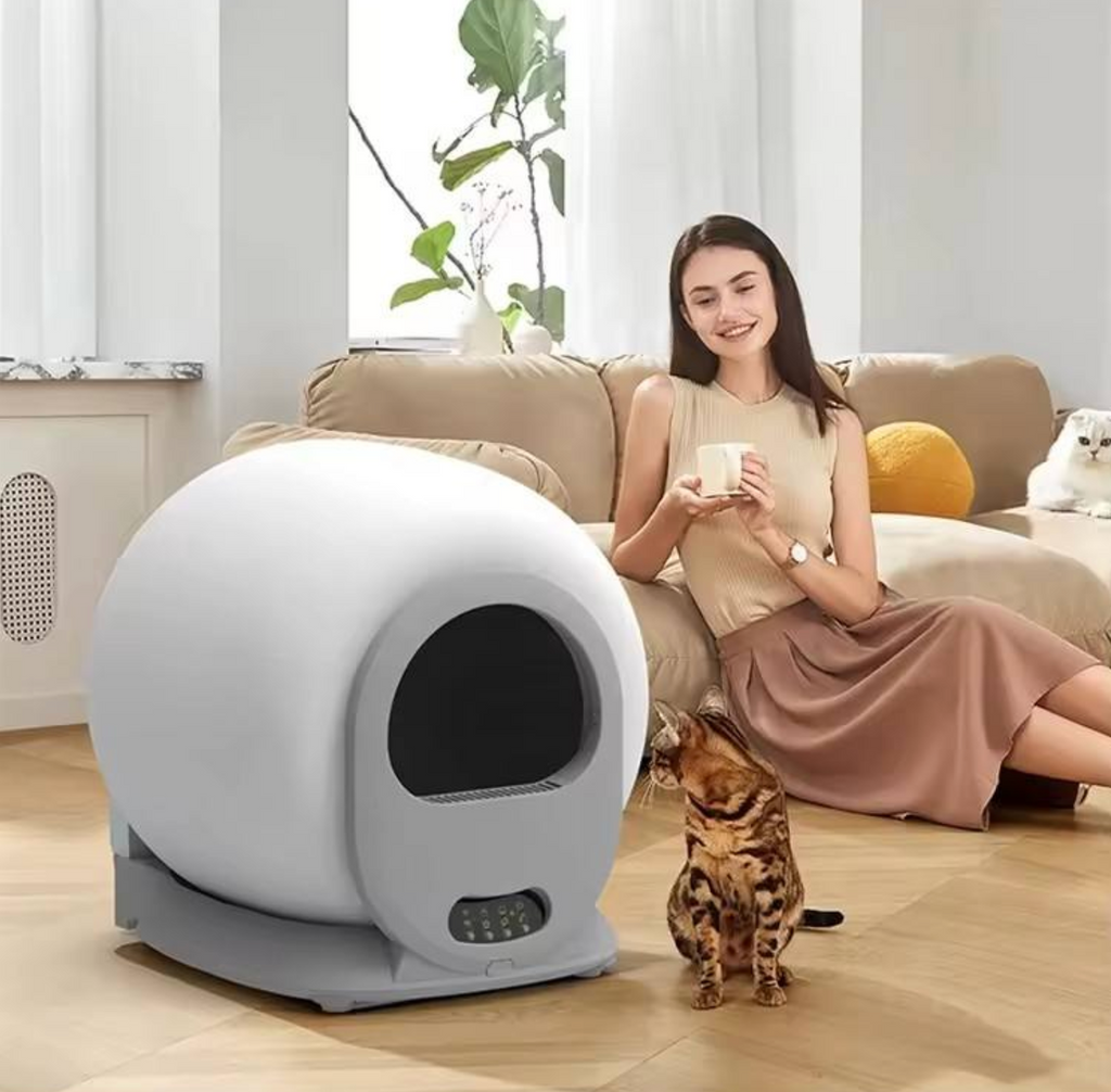 Smart Self-Cleaning Cat Litter Box — Less Scooping, More Cuddles 🐱
