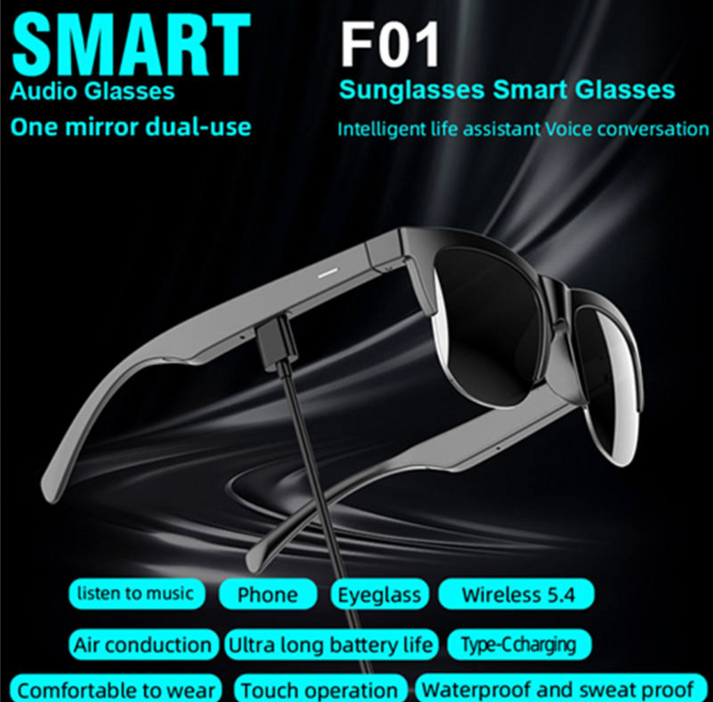 F01 AI Smart Bluetooth Glasses — Your Everyday AI, Right Before Your Eyes