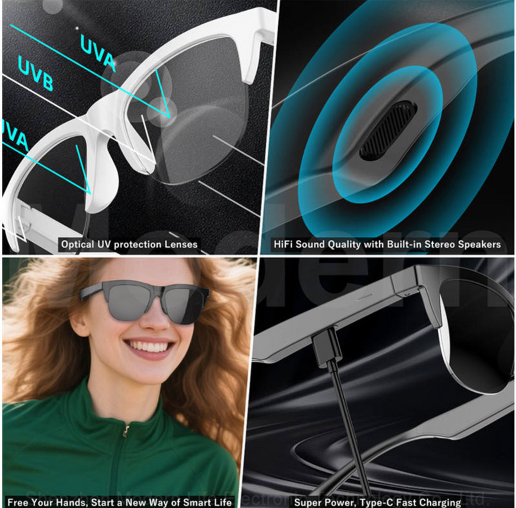 F01 AI Smart Bluetooth Glasses — Your Everyday AI, Right Before Your Eyes