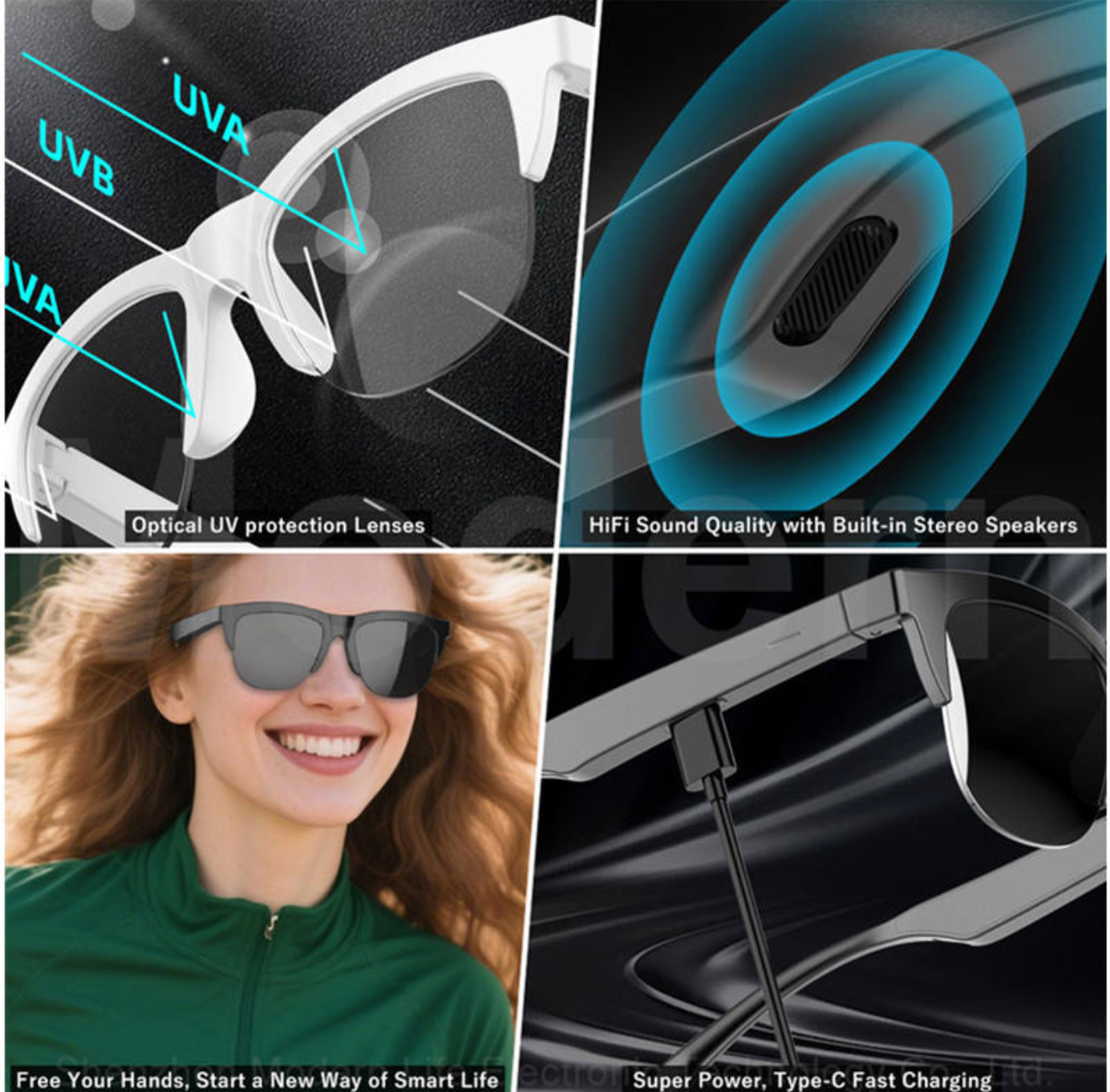 F01 AI Smart Bluetooth Glasses — Your Everyday AI, Right Before Your Eyes