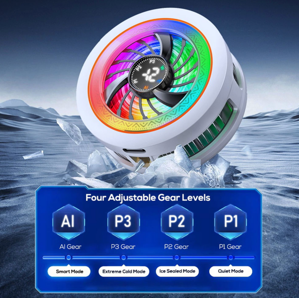 Magnetic AI Phone Cooler — Keep Your Phone Cool While You Play